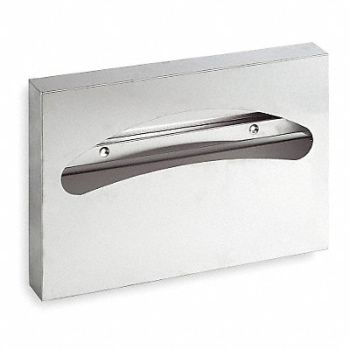 TOUGH GUY Toilet Seat Cover Dispenser SS Satin, 1ECK2