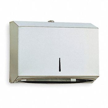 TOUGH GUY Paper Towel Dispenser Satin, 1ECK3