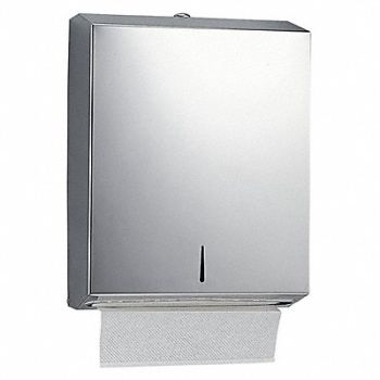 TOUGH GUY Paper Towel Dispenser Satin, 1ECK4