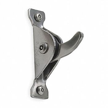 GRAINGER APPROVED Collapsible Hook SS Satin 1 in W, 1ECL9