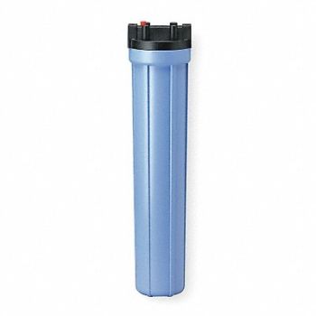 PENTAIR/PENTEK Filter Housing 22 3/8 H 5 1/8 Dia Blue, 1ECP5