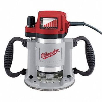 MILWAUKEE Router Fixed Base Corded 3.5 hp, 1ED58