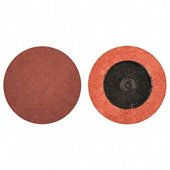 MERIT J0760 Quick-Change Disc 1 1/2 in Dia TR PK100, 1EDL2