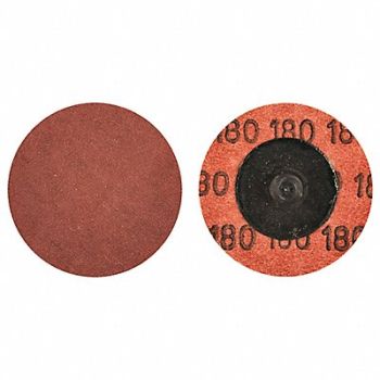 MERIT J0767 Quick-Change Sand Disc 2 in Dia TR PK100, 1EDL8