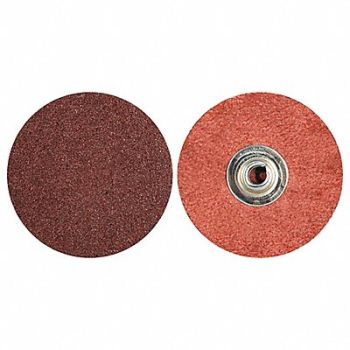 MERIT J0771 Quick-Change Sand Disc 2 in Dia TS PK100, 1EDN8