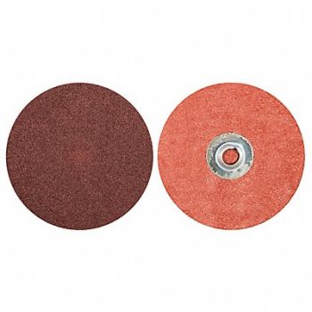 MERIT J0776 Quick-Change Sand Disc 3 in Dia TS PK50, 1EDT8