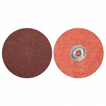 MERIT J0776 Quick-Change Sand Disc 3 in Dia TS PK50, 1EDT9