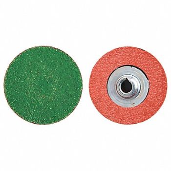 MERIT Quick-Change Sand Disc 2 in Dia TS PK100, 1EDV6