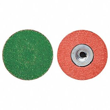 MERIT Quick-Change Sand Disc 3 in Dia TS PK50, 1EDV7