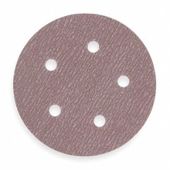 NORTON H5916 Hook-and-Loop Sand Disc 5 in Dia PK100, 1EDY7
