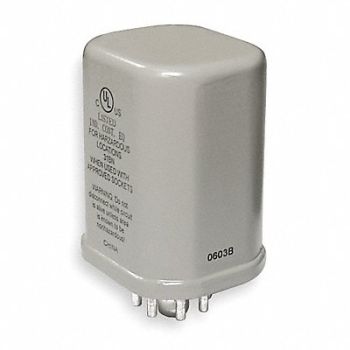 DAYTON H7949 Sealed Relay 8 Pin Octal 24VDC, 1EGX8