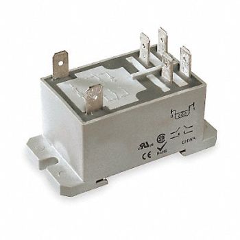 DAYTON H8139 Enclosed Power Relay 6 Pin 12VDC DPST-NO, 1EJH8