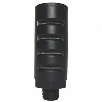 SPEEDAIRE Silencer Muffler 3/8 In NPT 1-1/8 Hex, 1EJW2