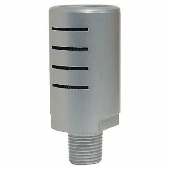 SPEEDAIRE Silencer Muffler 1/8 In MNPT 5/8 In Hex, 1EJW4