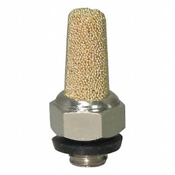 SPEEDAIRE Exhaust Muffler 10/32 NPT 5/16 In Hex, 1EJX3