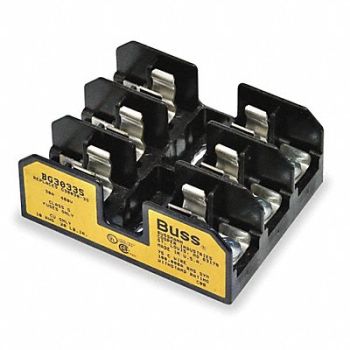 BUSSMANN Fuse Block 25 to 30A G 3 Pole, 1EK98