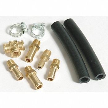 WESTWARD Pressure Adapter Black Brass, 1EKD6