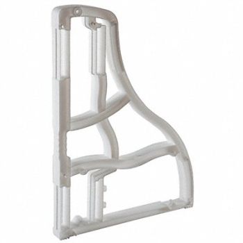 GRAINGER APPROVED Barricade P-Cade Leg White 29 in L, 1EKT7