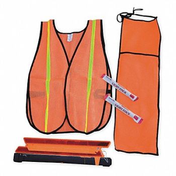 CORTINA Motorist Safety Kit/Triangle 5 Piece, 1EKU2