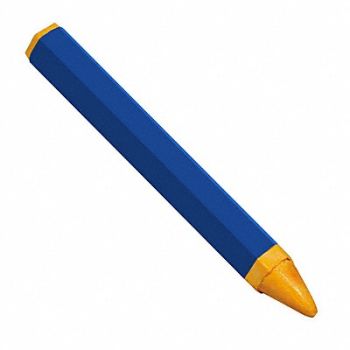 TRU-FLATE Tire Marking Crayon 1/2W x 4-5/8 L Ylw, 1ELC8
