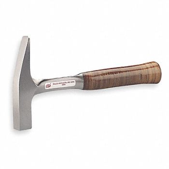 MALCO Setting Hammer 18 Oz Steel Leather Grip, 1ELH4