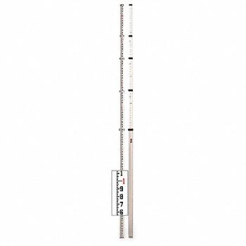 CST/BERGER Leveling Rod Aluminum 16 Ft, 1ELP5