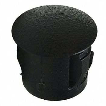 GRAINGER APPROVED Hole Plug Hole D 2 In Blk PK25, 1ELY2