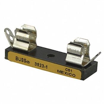 BUSSMANN Fuse Block 0 to 30A Glass/Ceramic 1 Pole, 1EM87