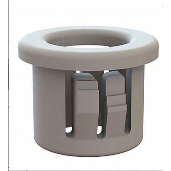 GRAINGER APPROVED Bushing Nylon OD 0.531 In Wh PK25, 1EMB8