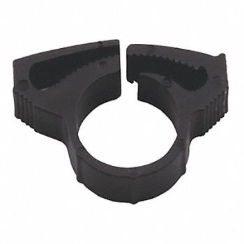 GRAINGER APPROVED Snap-Hose Clamp Black 0.899 Max ID PK10, 1ENU2