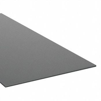 GRAINGER APPROVED PlastcSht CastNyln 24 x48 0.5 T Blk Opq, 1ERF1