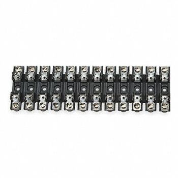 BUSSMANN Fuse Block 0 to 30A Glass/Ceramic 12 Pl, 1ER71