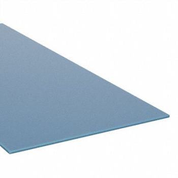 GRAINGER APPROVED PlstcSht CastNyln 12 x48 3.25 T Blu Opq, 1ETE3