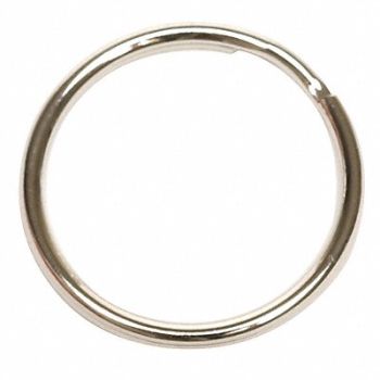 GRAINGER APPROVED Key Ring 1 1/2 In Pk25, 1F100
