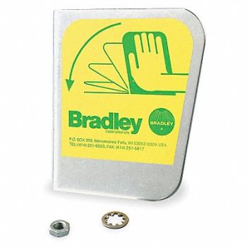 BRADLEY Stainless Handle Includes Hardware, 1FBE2