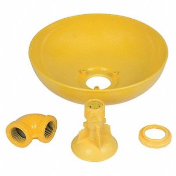 BRADLEY Plastic Showerhead 10 In Dia, 1FBG1
