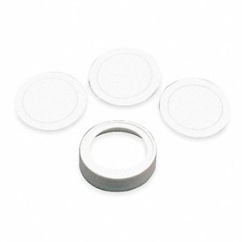BRADLEY Cap Kit Includes 3 Liners Use With 4YF98, 1FBG5