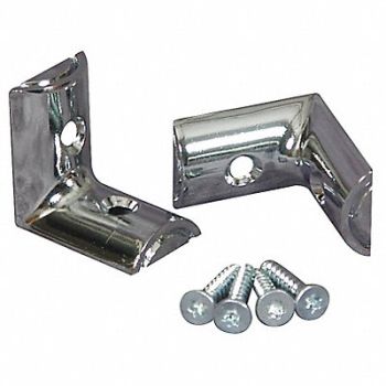 ASI GLOBAL PARTITIONS Bracket Zinc Bright, 1FBX4