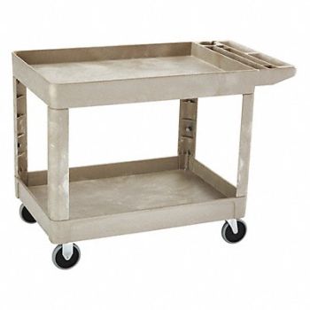 RUBBERMAID COMMERCIAL PRODUCTS Utility Cart 500 lb Load Cap., 1FD43