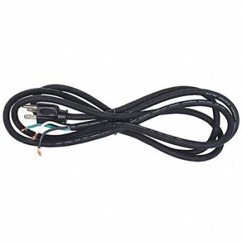 GRAINGER APPROVED Power Cord 5-15P SJO 8 ft Blk 13A 16/3, 1FD86