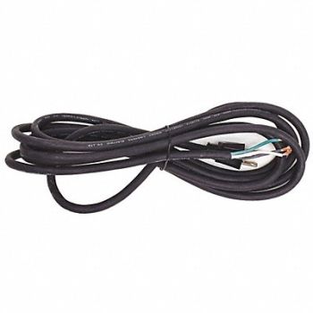 GRAINGER APPROVED Power Cord 5-15P SJO 12 ft Blk 13A 16/3, 1FD88