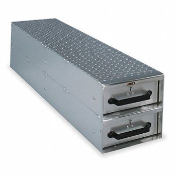 CRESCENT JOBOX Truck/Van Door Storage Tray 2 drawers, 1FEH9