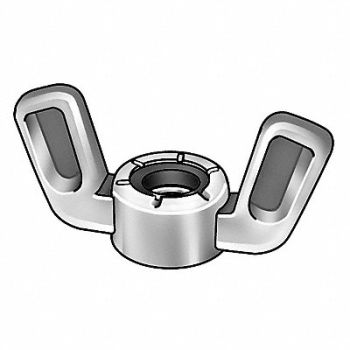 GRAINGER APPROVED WngNt Znc Aly 1 3/100x0.5in #10-24 25PK, 4CAR5