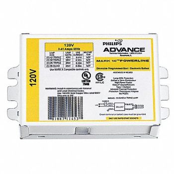 ADVANCE CFL Ballast Programmed Start 58W 2 Bulbs, 1FYF5