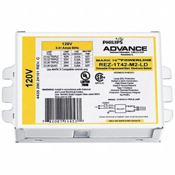 ADVANCE CFL Ballast Programmed Start 49W 1 Bulb, 1FYF6