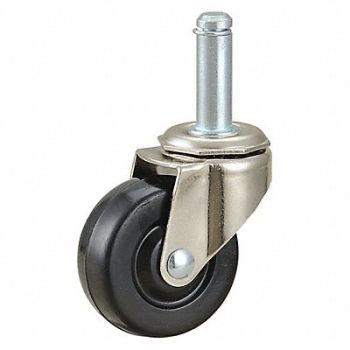 GRAINGER APPROVED Friction-Ring Stem Caster, 1G011
