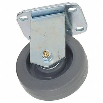 GRAINGER APPROVED NSF-Listed Plate Caster Rigid 155 lb., 1G092