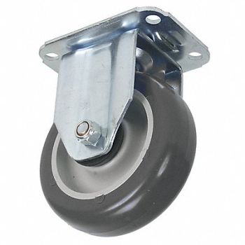GRAINGER APPROVED Standard Plate Caster Rigid 195 lb., 1G195
