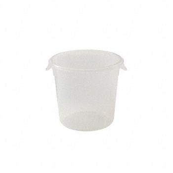 RUBBERMAID COMMERCIAL PRODUCTS Round Storage Container 4 qt, 1GAE5