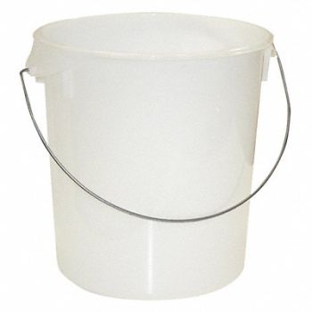 RUBBERMAID COMMERCIAL PRODUCTS Round Storage Container 22 qt Lid 1GAF5, 1GAH4